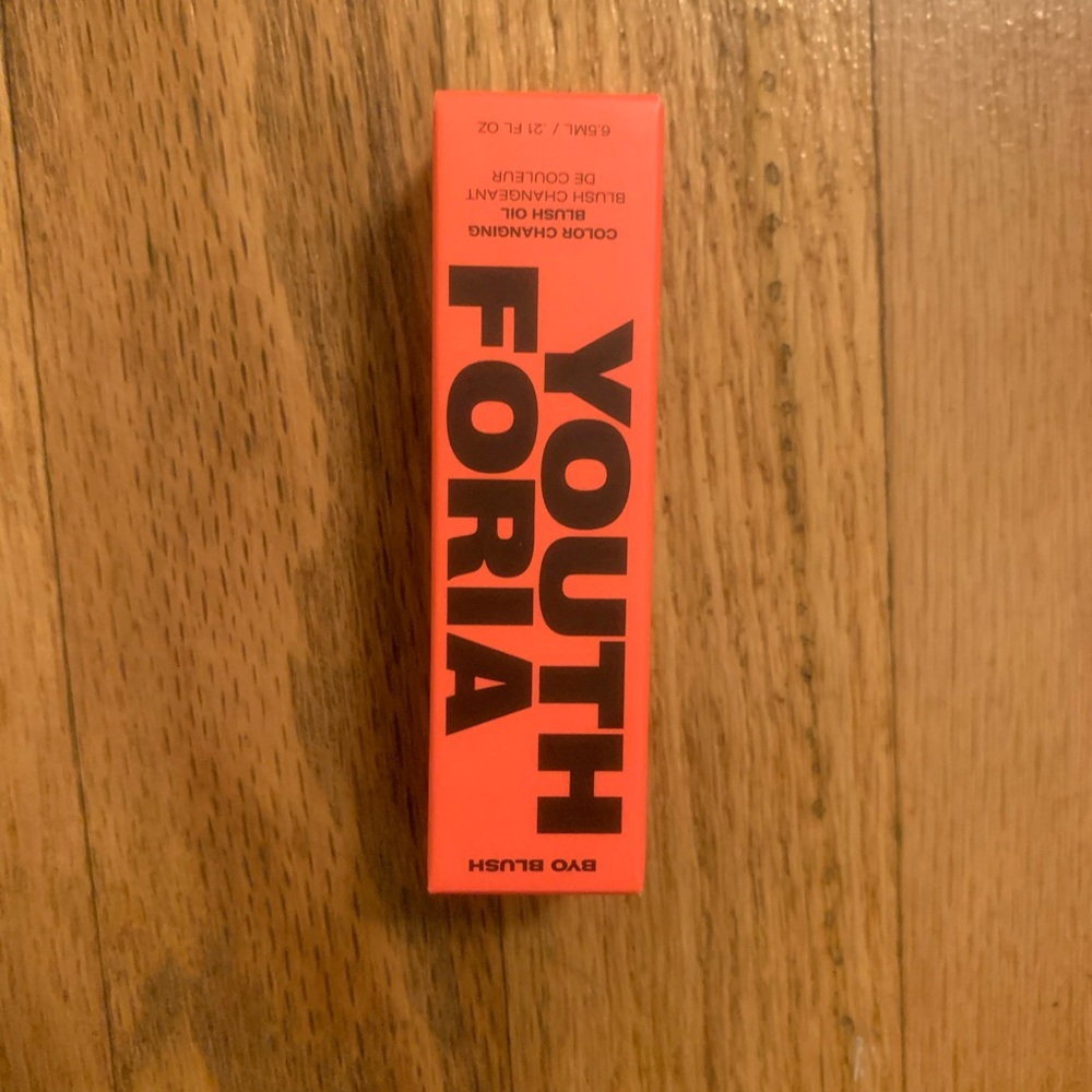 Youthforia BYO Blush Color Changing Blush Oil in CHEMICAL REACTION 0.21 OZ NIB